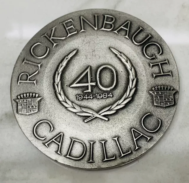 Rickenbaugh Cadillac Denver Colorado 1984 40th Anniversary Paper Weight round