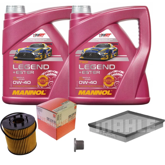 MAHLE Inspektionspaket 8 L MANNOL Legend+Ester 0W-40 für Renault Master II