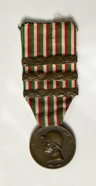 Medaglia Italo-Austriaca 1915-1918 Bronzo del Nemico con barrette