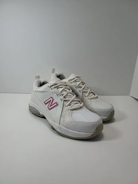 New Balance 247 Running Athletic Shoes Womens Sz 7.5 M (B) Pink White Lace  Up