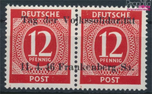 Briefmarken Frankenberg 1946 Mi 1 postfrisch (10348272