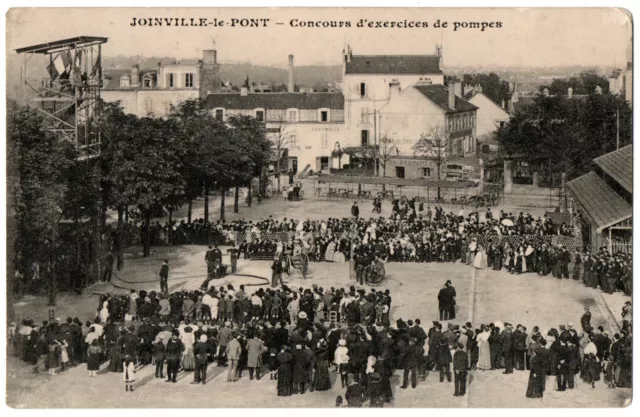 CPA 94 - JOINVILLE LE PONT (Val de Marne) - pump exercise competition