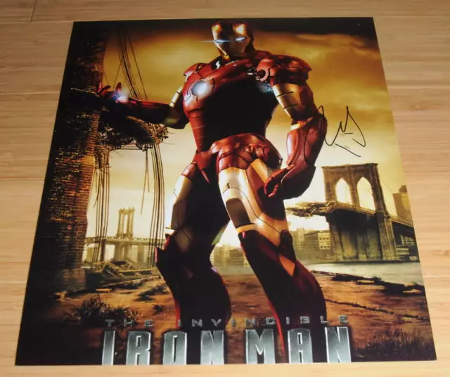 Robert Downey Jr Signed 11x14 Iron Man Proof