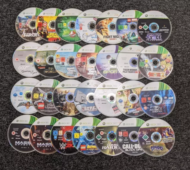 Microsoft Xbox 360 Disc Only Video Games - Multi Buy Offer Available (List 3)