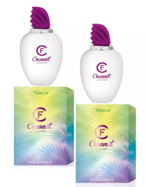 Neu! 💗 CF Cosmetica  Fanatica Coconut EdT Woman ~ Damenduft 2 x 100ml