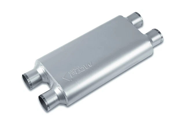 Street Flow Muffler Dual 2 1/2 in/Out 17 Body