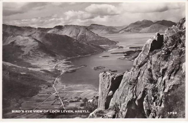 Bird's Eye View Of Loch Leven, GLEN COE, Argyllshire RP