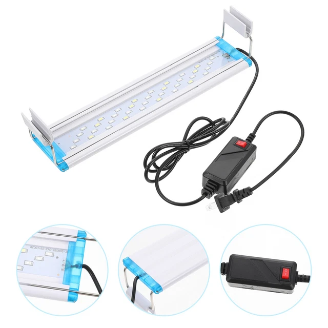 Luz de acuario de 5 galones delicada luz LED blanca para tanque de peces