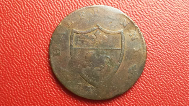 Jeton 1/2 Half Penny 1791 - Lancashire - Royaume-Uni