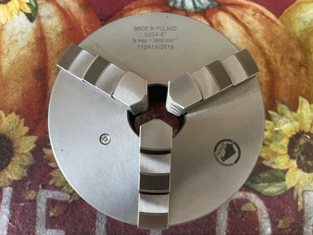 Emco 11 6" Bison chuck with D1-4 back plate