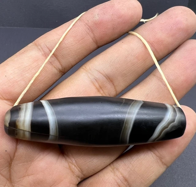 Natural Old Ancient Indo Pacific Tibetan Himalayan Top Bead Sulaymaniyah Agate B