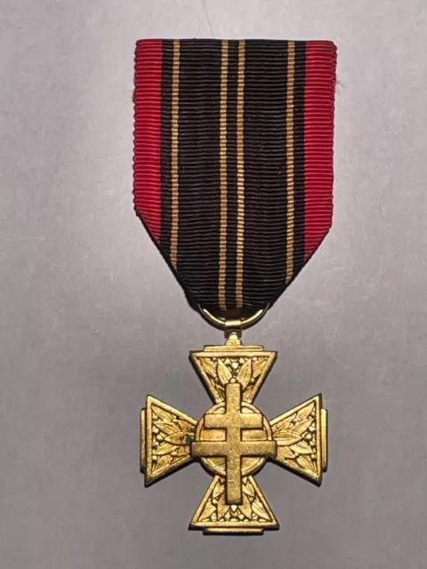 Medaille Kämpfer Freiwillige Widerstand Kreuz Von Lorraine (158-48/P38)