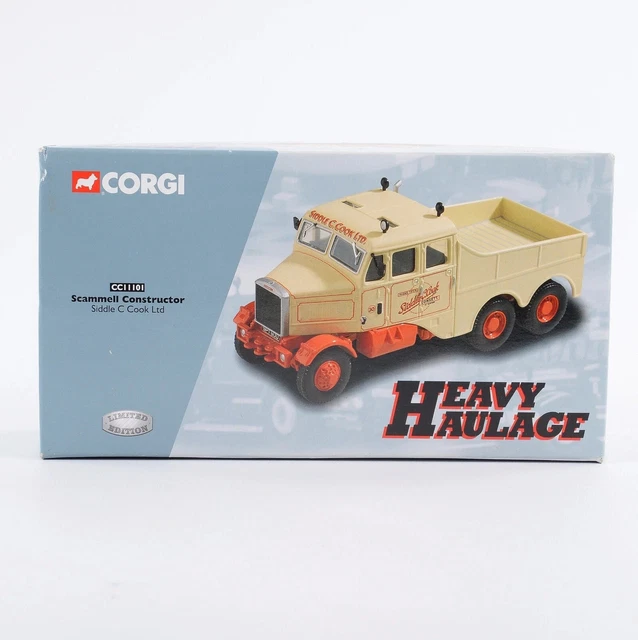 Corgi Siddle C Cook Scammell Contractor Truck 1/50 Vehicle