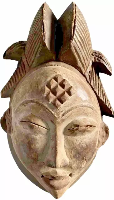 Old Tribal Punu Okuyi Mask     ---  Gabon BN 78