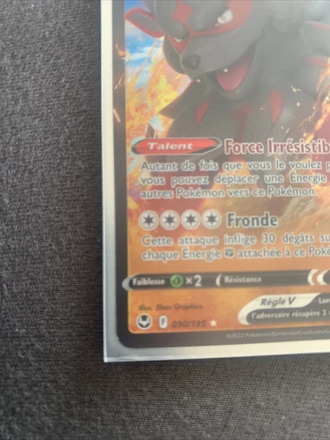 Carte Pokémon - Arcanin de Hisui V 090/195 - Tempête Argentée - Neuf FR 3