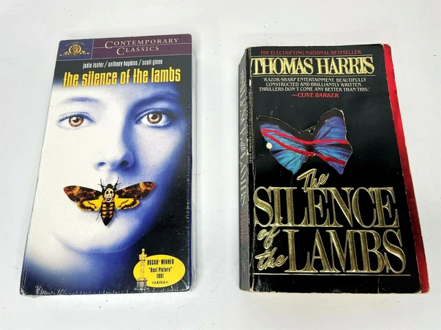 NEW SEALED SILENCE of the Lambs VHS 1999, with Thomas Harris 1988