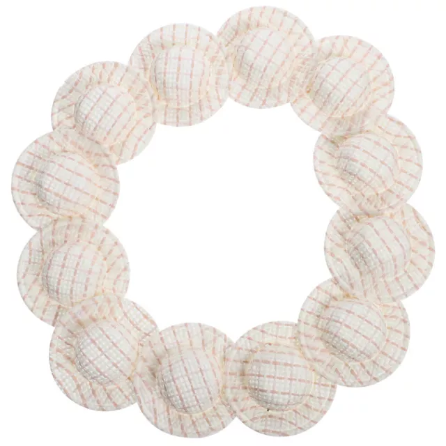 12 Pcs En Tissu Chapeau De Paille Tressé Manquer Mini-