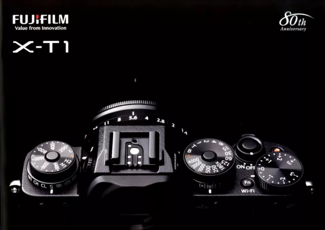 Fujifilm X-T1 Prospekt 2014 D cámara-folleto cámara catálogo folleto