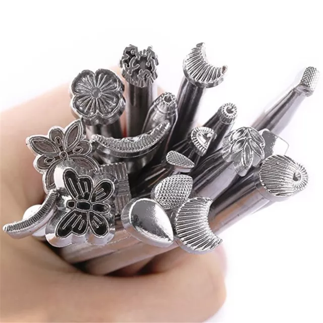 Leather Craft Hand Tool Kit Stitching Sewing Stamping Punch Carve Set 59/366Pcs 3