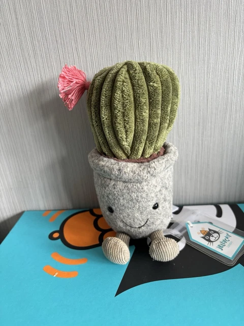 JELLYCAT SILLY BARREL Cactus Plant BNWT Displayed Only New With Paper ...