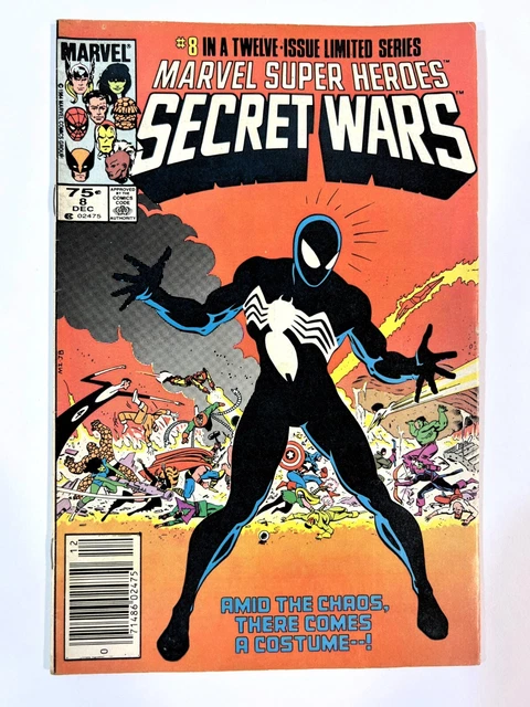 Marvel Super Heroes Secret Wars #8, Dec 1984, NEWSSTAND  1st VENOM - NR Auction!
