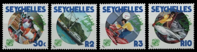 Seychellen 1987 - Mi-Nr. 649-652 ** - MNH - Fische / Fish