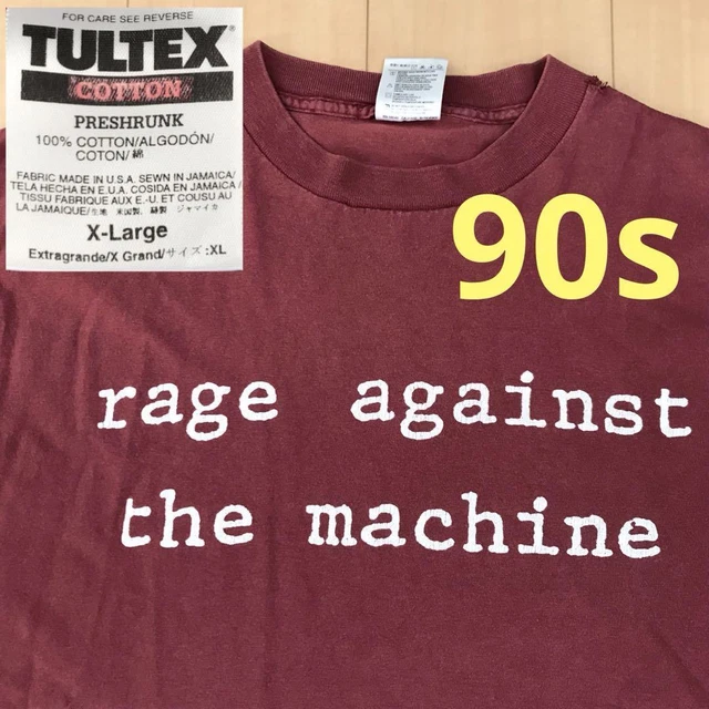 Flame bottle Rage Gage Instate Machine 90s Vintage T shirt RAGE