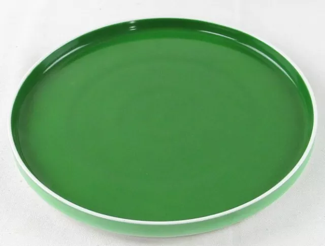 New Old Stock Block Chromatics Blue Green 10.25 Dinner Plate, Green/Green, 22420