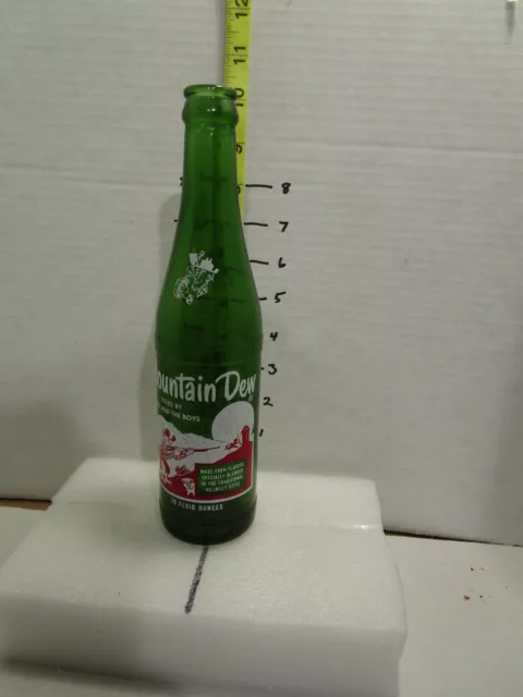 mountain dew bottle hillbilly 10 oz soda bottle