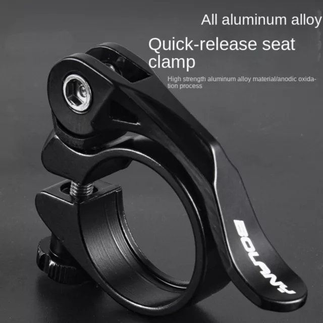 Quick Release MTB Bike Seatpost Clamp Alloy Seat Post Tube Bolt Clip 349 318mm√