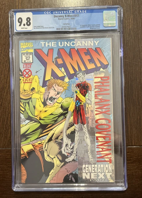 UNCANNY X-MEN #317 MT 9.8 CGC WHITE PAGES 1ST APP FA BLINK Foil Cover Madureira