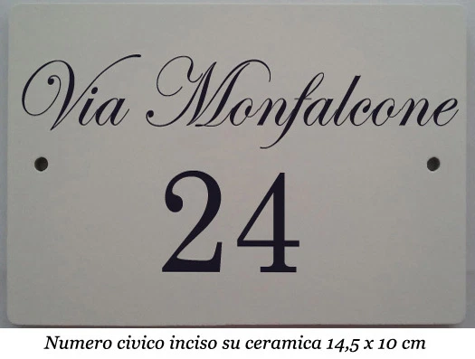 Targa Rettangolare In Ceramica X Case Vacanze O Ville - Foto 12