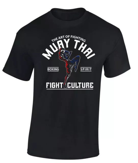 Muay Thaï Gym Cadeau Mma Boxe Arts Martiaux Homme T-Shirt Karaté Judo Training