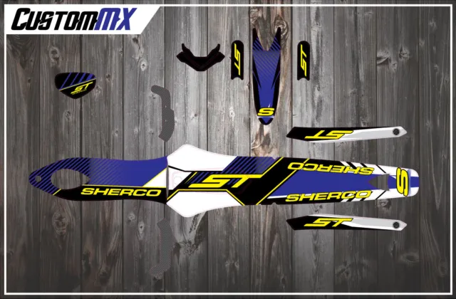 Sherco St 2002-2005 Trials Full Graphics Kit - Bike Decals Stickers