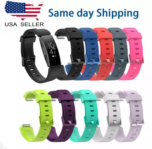 For Fitbit Inspire / Inspire HR Replacement Silicone Wrist band Strap Watch Band