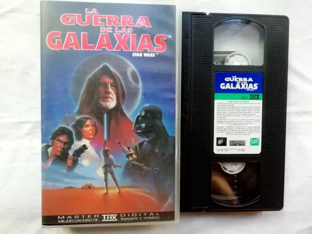 la guerra de las galaxias star wars vhs-harrison ford- lucasfilms español-usada