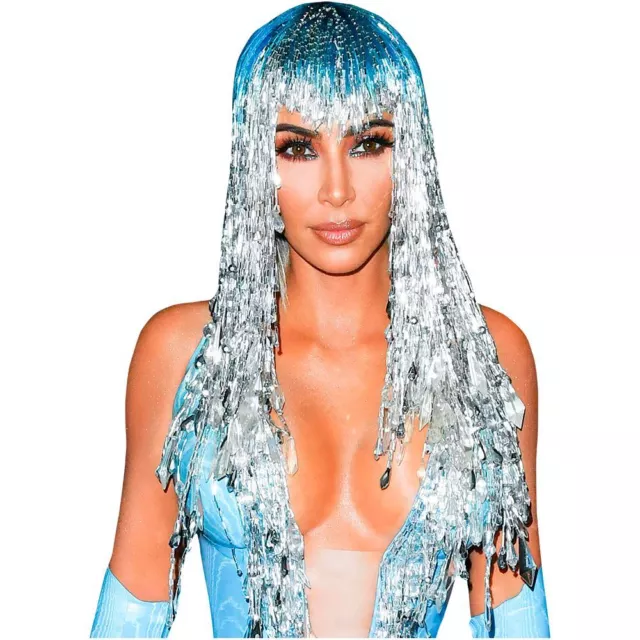 Kim Kardashian (Blue) Half Body Buddy Cutout