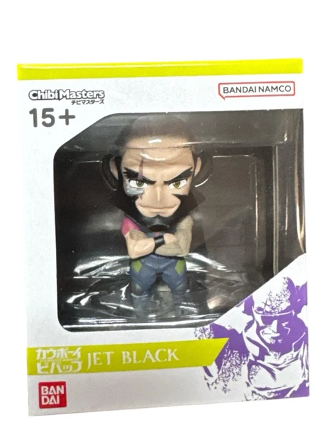 Bandai Chibi Masters - Figura Di Jet Black Da Cowboy Bebop, 8 Cm, Collezionabile