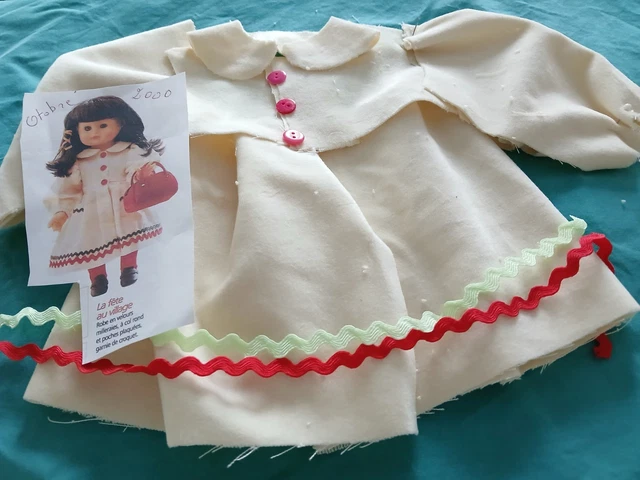 Kit Vêtement Pour Poupée Petitcollin 40 Cm - Patron Modes Et Travaux Emilie 2003