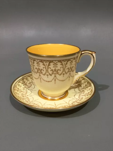 Crown Staffordshire Bone China Coffee Cup & Saucer