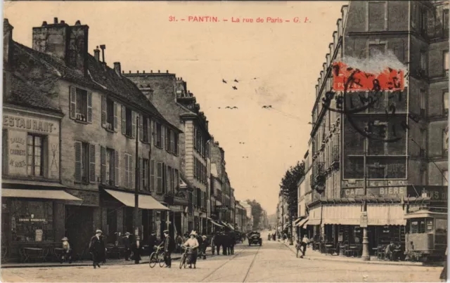 CPA PANTIN - La rue de Paris (44787)