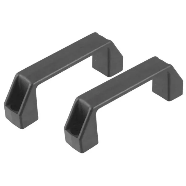 D shape Multifunctional Plastic Grab Handles - BLACK(2 Pack)-Caravan Camper Boat