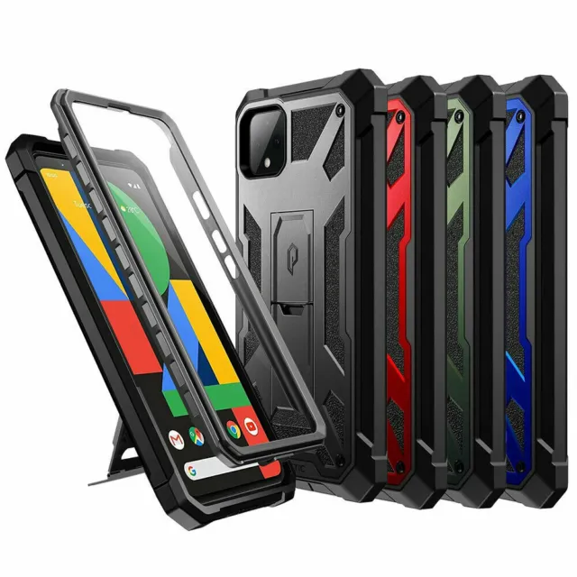 Google Pixel 4 / 4XL / 4A / 4A 5G Case Poetic with Kickstand Shockproof Cover