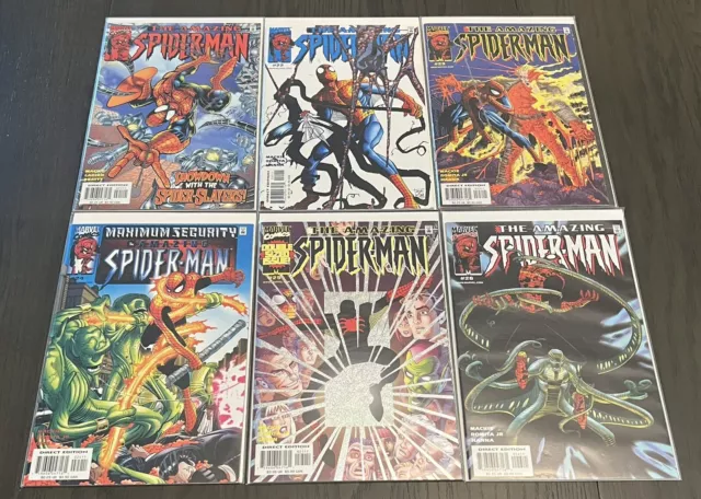 Spiderman Amazing 21-30 Volume 2 Marvel Comic Books Lot Of 10 Avengers Nice