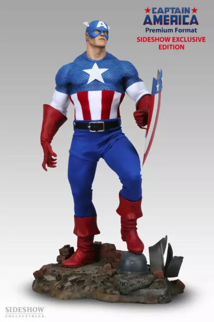 Statue Captain America Sideshow Exclusive Premium Format Figure ORIGINAL #310