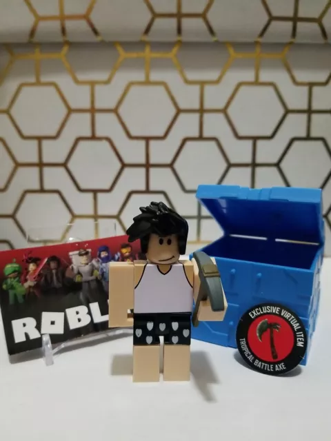 Roblox Series 9 ISLAND ROYALE BUS DRIVER Blind Box NEW+Tropical Battle Axe  Code