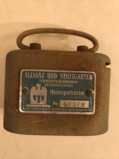 alte Spardose, Heimsparkasse, Allianz & Stuttgarter Lebensversicherung, Bastler