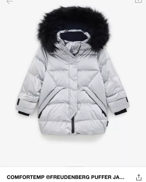 Zara kids winter jacket for girls and boys unisex 7/8Size-Comfortemp Freudenberg