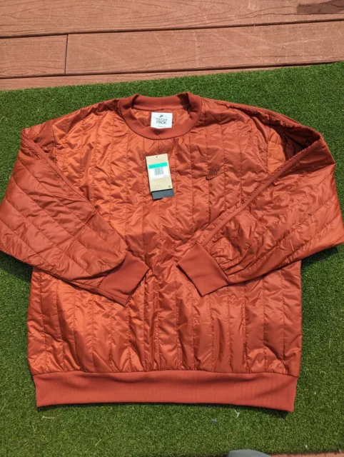 Nike Sportswear Therma-FIT Tech Pack Winterized Sweater  DQ4302-641 Mens Sz XL