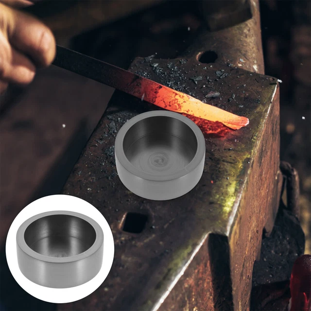 Stampo In Grafite Per Lingotti - Crogiolo Per Fusione Di Metalli Preziosi (Oro, Argento, Rame, Alluminio) - Foto 2